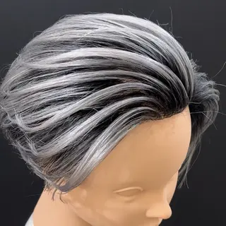ショート カラー メンズ メンズ特化カットパー マカラー坂田柊のヘアスタイル