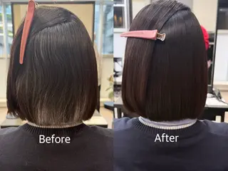 ミディアム ニシカワ ユズミのヘアスタイル