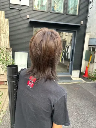 ミディアム カラー メンズ SHO 👻原宿 /艶カラーのヘアスタイル