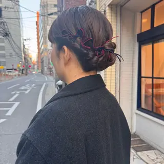 ヘアアレンジ しずく/Lilu/ 博多美容室のヘアスタイル
