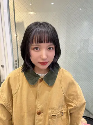 ミディアム カラー AMI🎀韓国ヘア 透明感カラーのヘアスタイル