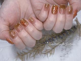ショート カラー ネイル Le’a NailSalonのネイルデザイン
