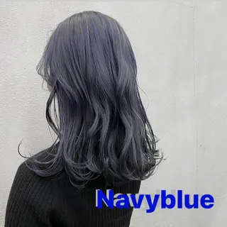 セミロング カラー N/デザインカラー 🌿ナギのヘアスタイル