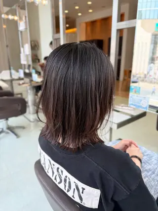 ミディアム WiLL新井レイヤー /髪質改善ストレートのヘアスタイル