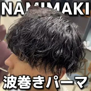 メンズ 🪶フェザーパーマ& 縦落ちパーマ/かずまのヘアスタイル