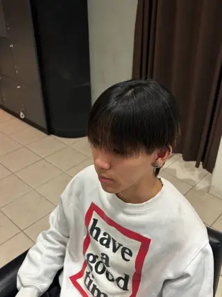 ショート メンズ 塩田 稜真のヘアスタイル