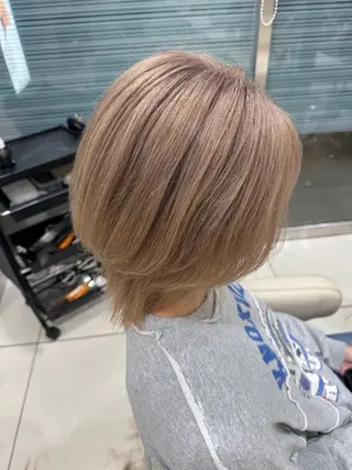 ミディアム カラー 新井 俊輔のヘアスタイル