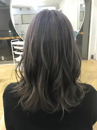 ミディアム カラー ヘアアレンジ 松井 敬太郎のヘアスタイル