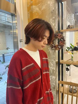 ショート カラー メンズ メンズ特化 タメイシのヘアスタイル