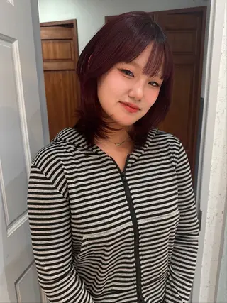 ミディアム カラー mai / linoah˚✧のヘアスタイル