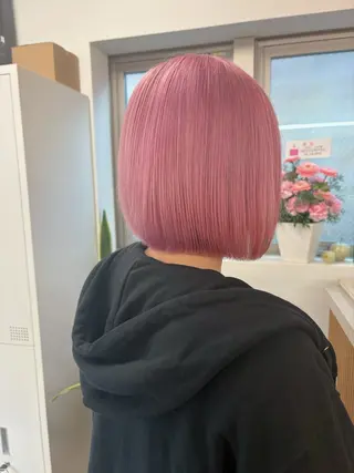 ミディアム カラー 透明感・艶カラー/ 坂田友梨奈のヘアスタイル