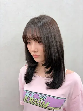 ミディアム 🌼似合わせカラー / Misaki🌼のヘアスタイル