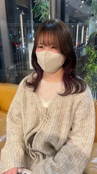 カラー カラーモデル募集中/ 川合絢子のヘアスタイル