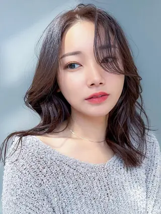 セミロング カラー ACRO 梅田店のヘアスタイル