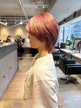 カラー 🎀西川芽依/ 暖色カラー🎀のヘアスタイル
