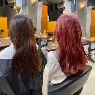 セミロング カラー 透明感カラー🌿 グレージュ🐺陽介のヘアスタイル