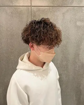 ショート パーマ メンズ 瀧野 翔吾【メンズ特化】のヘアスタイル