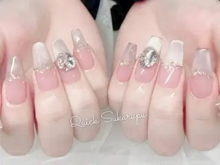 ロング Quick Sukarupuのネイルデザイン
