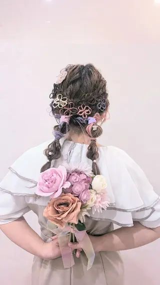 ヘアアレンジ 上田 麗菜のヘアスタイル