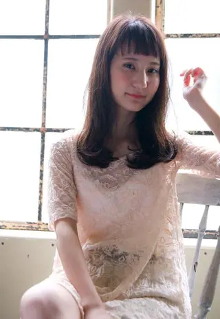 セミロング ロング カラー ryota .のヘアスタイル