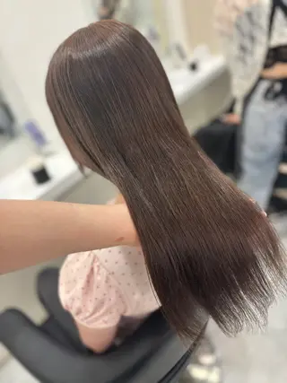 ロング カラー ヘアアレンジ 垢抜け透明感 カラー🪽ྀི🤎のヘアスタイル