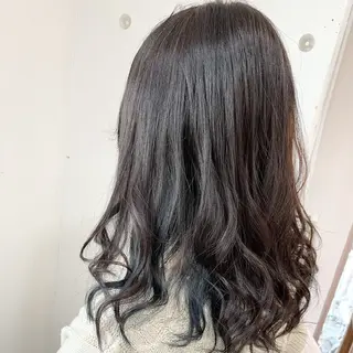 ロング カラー 縮毛矯正/ワンカラー モデル募集🫧田村のヘアスタイル