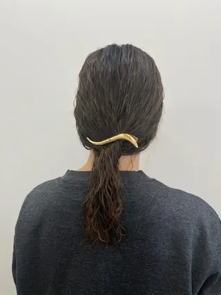 ロング パーマ 韓国好き🇰🇷 美容師MIKUのヘアスタイル
