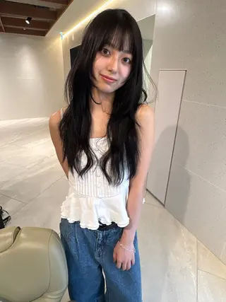 セミロング ダイスケ/ 結べるレイヤーカットのヘアスタイル
