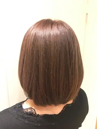 ミディアム 渋谷ハイトーン/ デザインカラー阿部のヘアスタイル