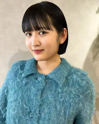 ショート カラー 🌼タッセルボブ/シ ョートmoeka🌼のヘアスタイル
