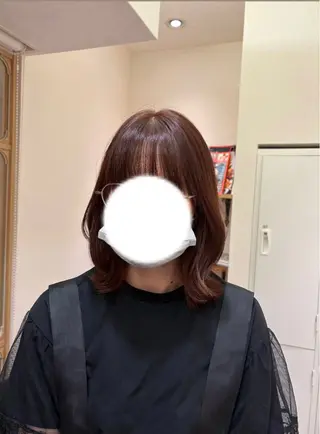 ミディアム MAHAE 中司のヘアスタイル