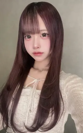 ロング ハイトーンエクステ 🎩カズキ🎩のヘアスタイル