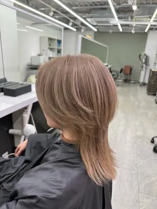 カラー メンズ miwa 🖤のヘアスタイル