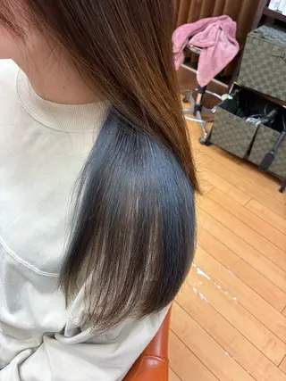 カラー ルキ🌈ブリーチカラ ー&メンズパーマ🦄のヘアスタイル