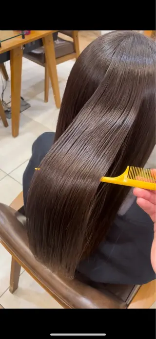 新原 陽那のヘアスタイル