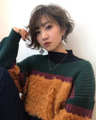 ショート 酸性ストレート/ブリ ーチなし/中村 匠のヘアスタイル