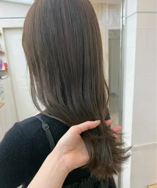 セミロング 盛れる艶カラー× レイヤーカット/咲来のヘアスタイル
