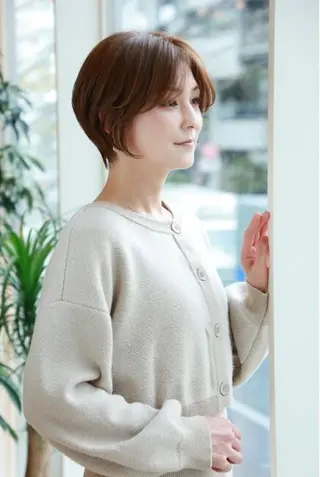 ショート 中尾 文哉のヘアスタイル