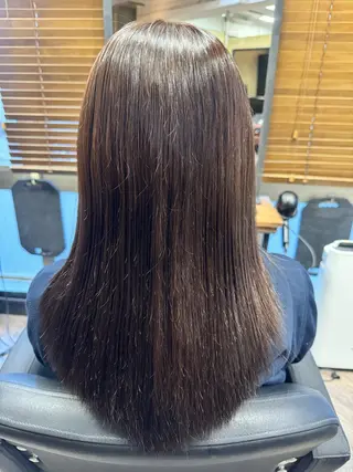 セミロング カラー 艶カラー🎀 YUUKAのヘアスタイル