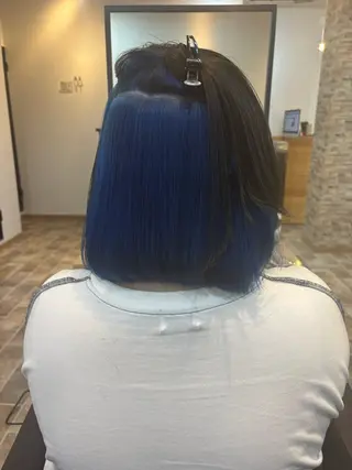 ショート カラー ヘアカラー&縮毛矯正 STAR☆RIVERのヘアスタイル