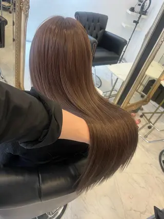 ロング ケアブリーチ&シール エクステの店和田翔莉のヘアスタイル