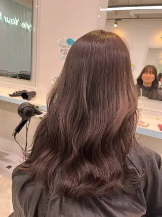 セミロング ケアブリーチ🌟 ♢WATARU♢のヘアスタイル