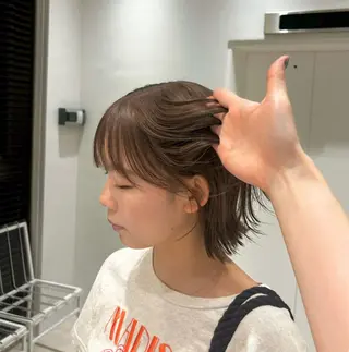 ミディアム minatsu 東京の技術を京都でのヘアスタイル
