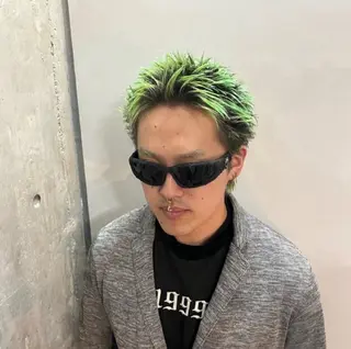 ショート カラー パーマ メンズ 🔥メンズ 特化🔥菊水皐暉🔥のヘアスタイル