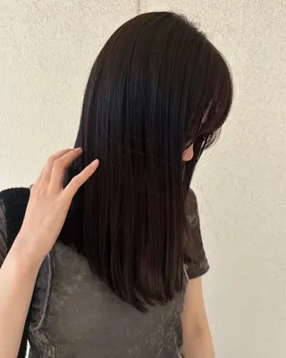 ロング カラー 田中 遥陽のヘアスタイル