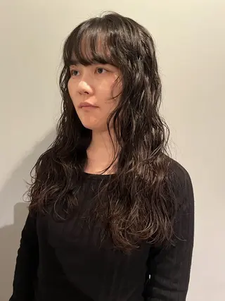 ロング パーマ nishi fuyumiのヘアスタイル