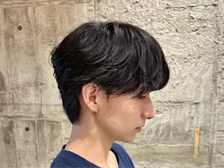 ショート パーマ メンズ 福田 世奈のヘアスタイル