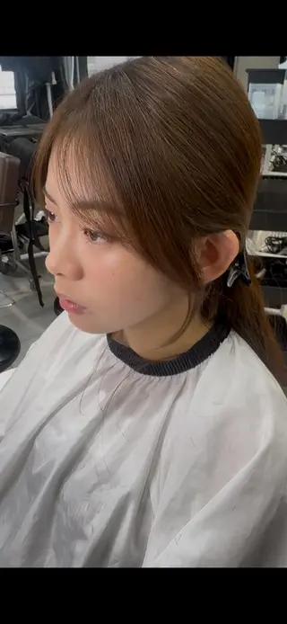 ロング rioカットカラー ♡韓国レイヤーのヘアスタイル