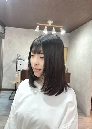 ミディアム 村田梨乃/ minim hairのヘアスタイル