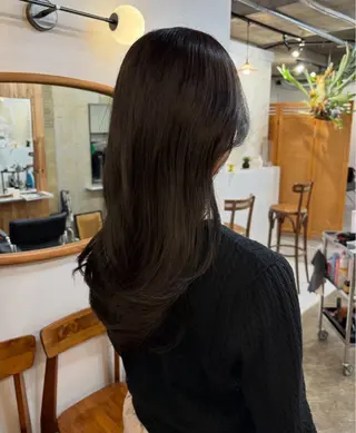 ロング 柳瀬 和香奈のヘアスタイル